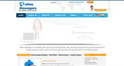 Desktop Screenshot of onlinemanagers.com