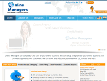 Tablet Screenshot of onlinemanagers.com